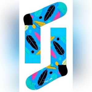 Blue Feather Socks